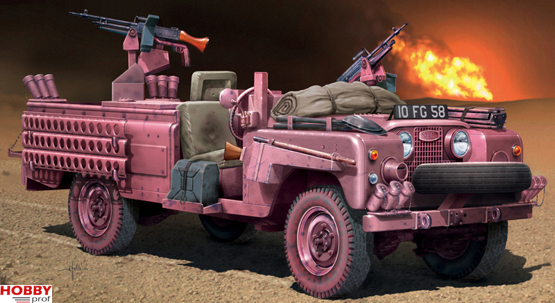 Tamiya 1/35 - British S.A.S Land Rover Pink Panther - Togbutikken