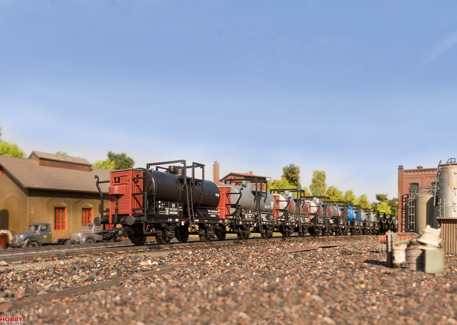 Märklin DB Tank Wagon Display (12pcs) Schaal 1: 87 (H0) - Hobbyprof