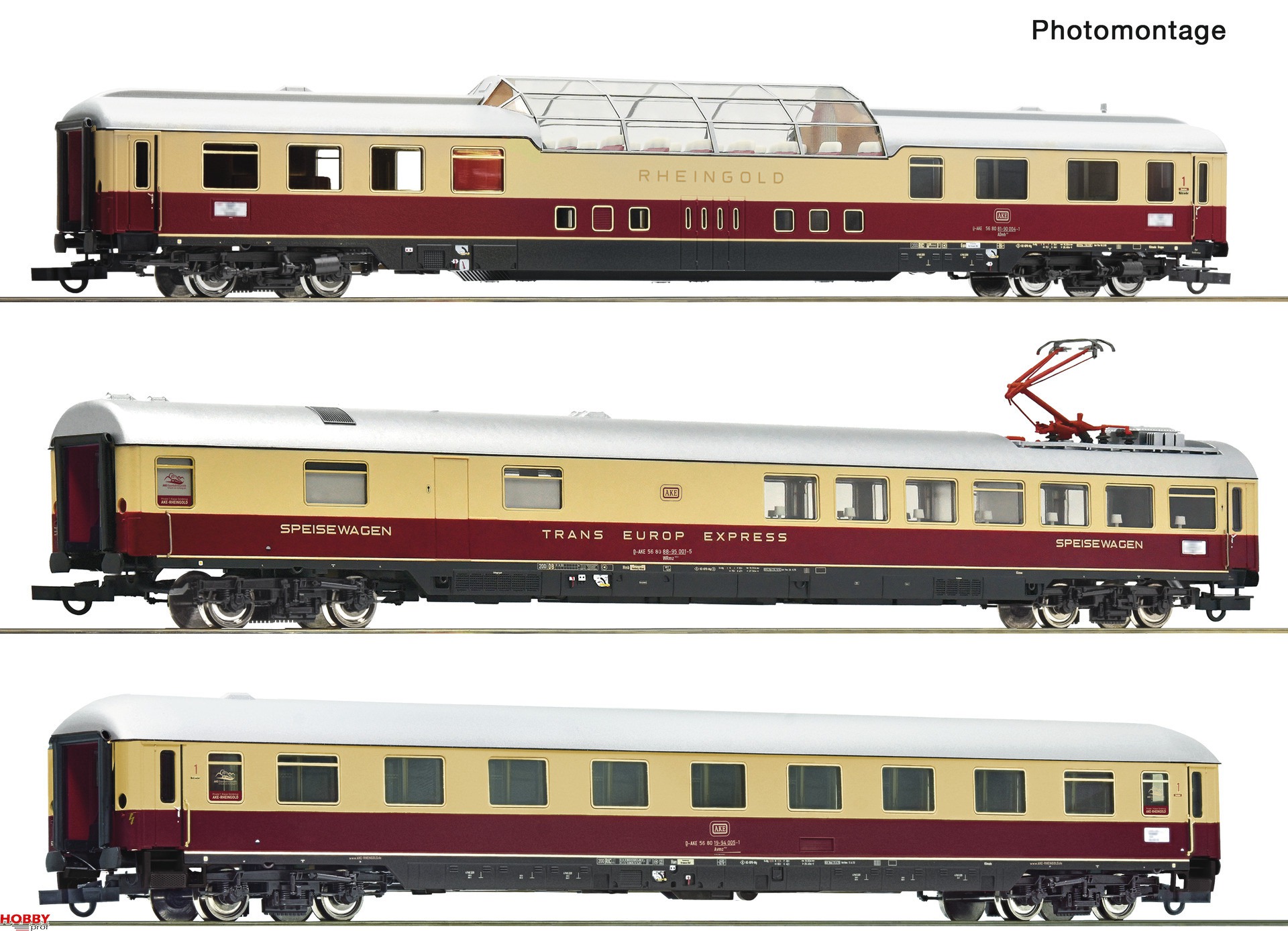 Roco AKE Express Train Coaches 