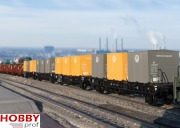 DB Type Laabs Container Transport Wagons with Volkswagen Containers