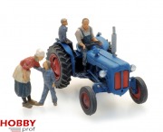 Boerenfamilie op de tractor (3x)