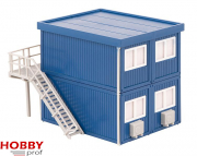 4 Building site containers, blue